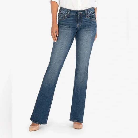 ✨SOLD✨KUT FROM THE KLOTH Women’s 2 Bootcut Mid Rise Jeans - Picture 1 of 14